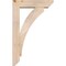 Ekena Millwork Thorton Slat Smooth Bracket w/ Offset Brace, Douglas Fir, 5 1/2"W x 20"D x 32"H BKT0604X20X32THR06SDF - alternate 4
